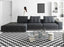 Sectional L Shaped Sofa Set Living Room Furniture Nordic Luxury Home Furniture Linen Fabric